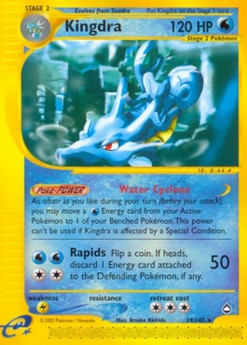Pokemon Kingdra  (AQ 19)