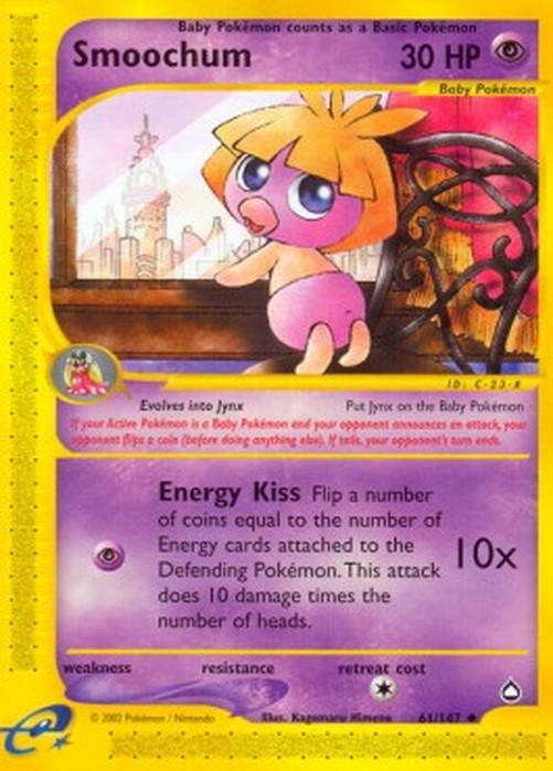 Pokemon Smoochum  (AQ 61)