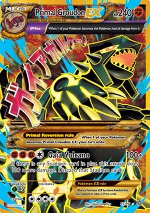 Pokemon Primal Groudon EX (AOR 97)