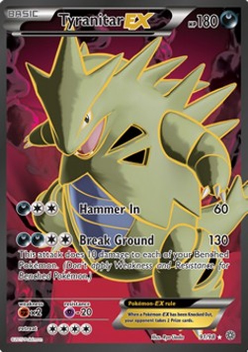 Pokemon Tyranitar EX (AOR 91)