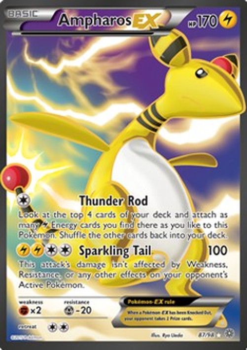 Pokemon Ampharos EX  (AOR 87)