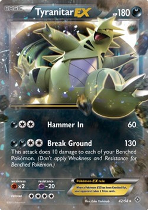 Pokemon Tyranitar EX  (AOR 42)