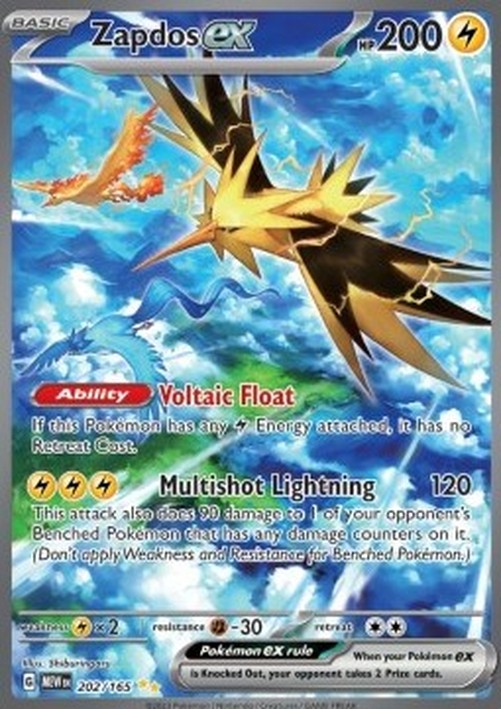 Pokemon Zapdos ex (MEW 202)