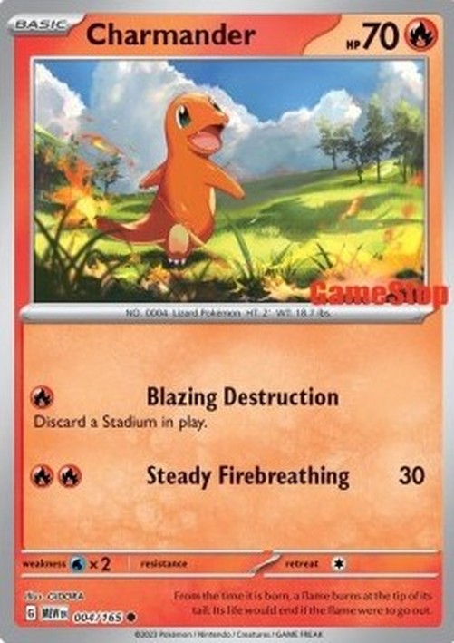 Pokemon Charmander (MEW 004)