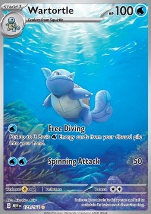 Pokemon Wartortle (MEW 171)