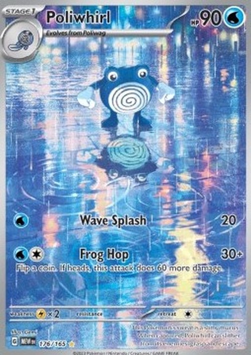 Pokemon Poliwhirl  (MEW 176)