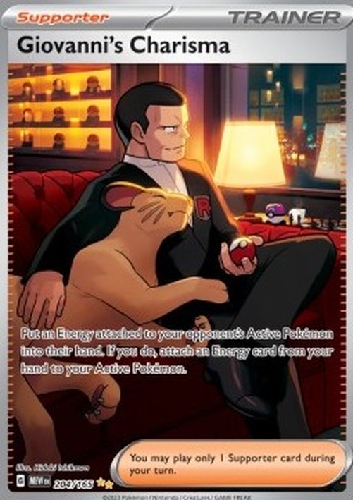 Pokemon Giovanni's Charisma (MEW 204)