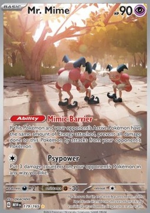 Pokemon Mr. Mime  (MEW 179)