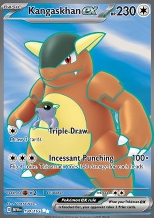 Pokemon Kangaskhan ex  (MEW 190)