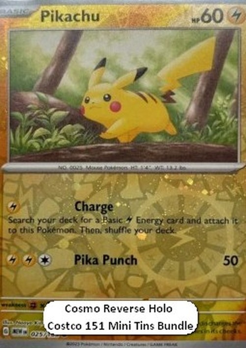 Pokemon Pikachu  (MEW 025)