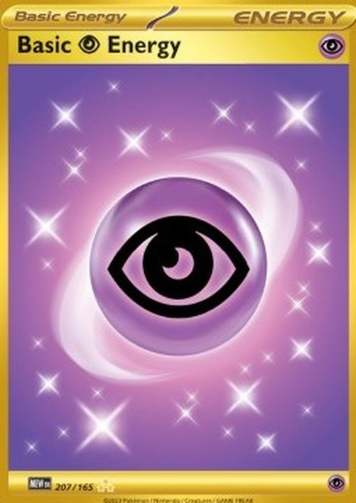 Pokemon Basic Psychic Energy (MEW 207)