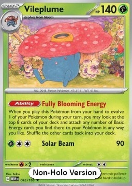 Pokemon Vileplume (MEW 045)