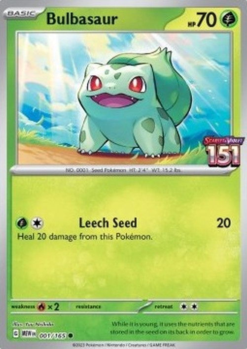 Pokemon Bulbasaur (MEW 001)