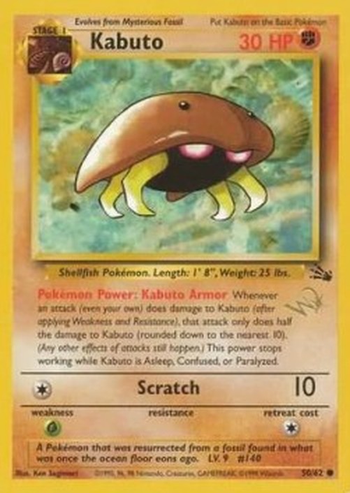 Pokemon Kabuto  (WPR FO 50)