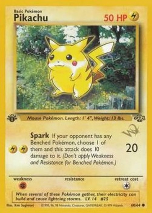Pokemon Pikachu (WPR JU 60)
