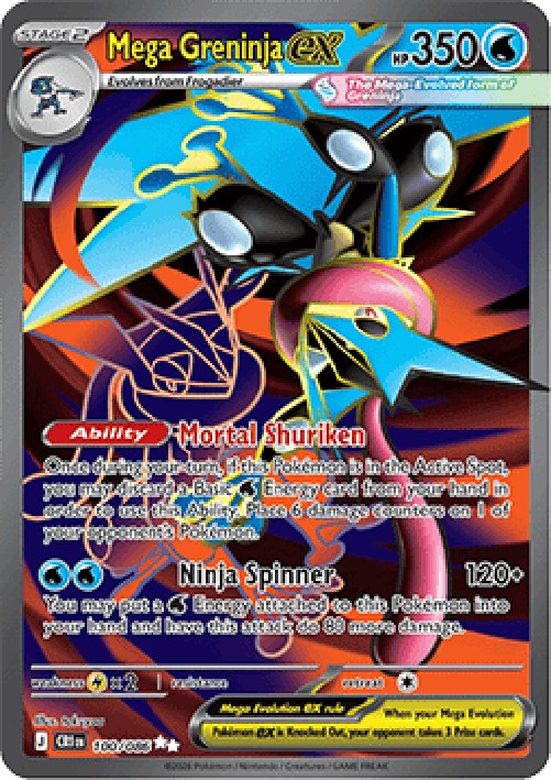 Pokemon Mega Greninja ex (CRI 100)