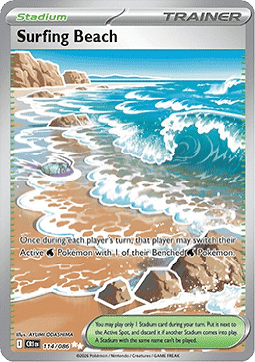 Pokemon Surfing Beach (CRI 114)