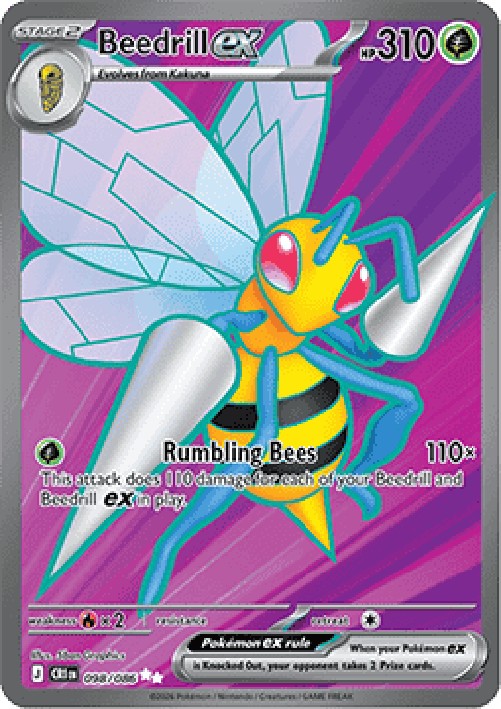 Pokemon Beedrill ex  (CRI 098)