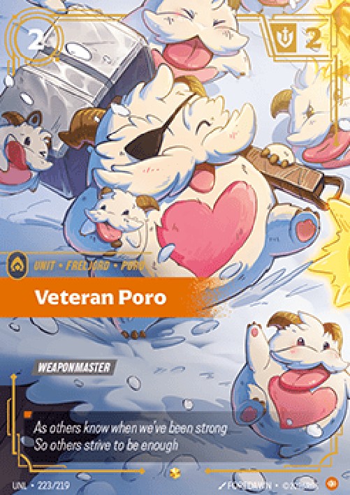 Riftbound UNL Veteran Poro