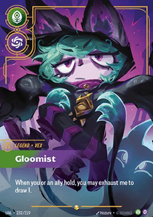 Riftbound UNL Vex, Gloomist (V.2 - Showcase)