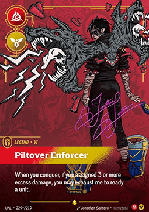 Riftbound UNL Vi, Piltover Enforcer (V.2 - Showcase)