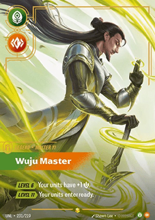Riftbound UNL Master Yi, Wuju Master (V.2 - Showcase)