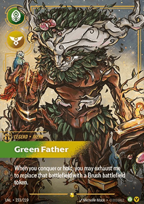 Riftbound UNL Ivern, Green Father (V.2 - Showcase)