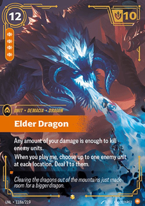 Riftbound UNL Elder Dragon (V.2 - Showcase)