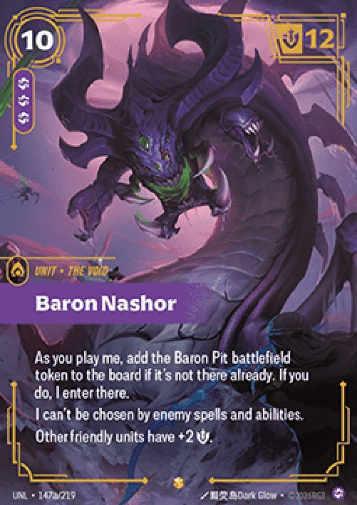 Riftbound UNL Baron Nashor (V.2 - Showcase)