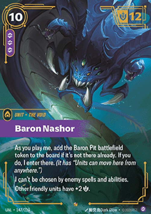 Riftbound UNL Baron Nashor (V.1 - Epic)