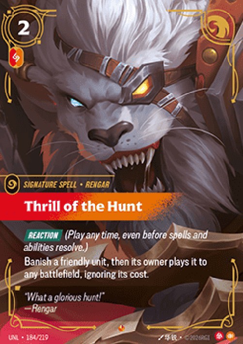 Riftbound UNL Thrill of the Hunt