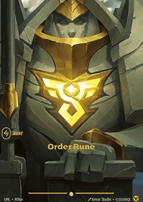 Riftbound UNL Order Rune