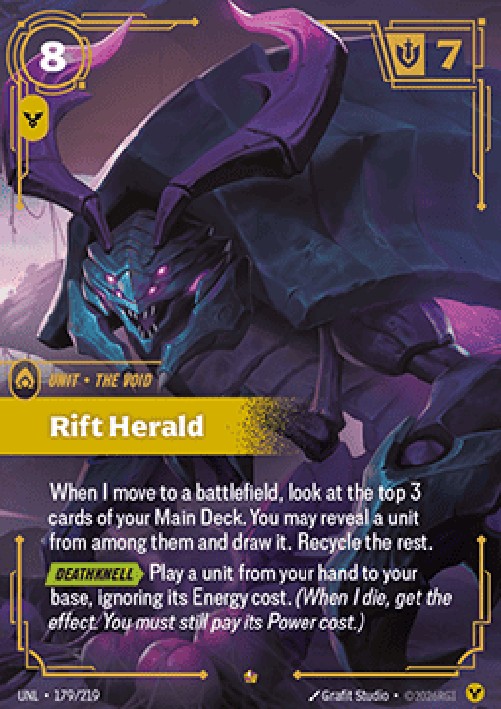 Riftbound UNL Rift Herald (V.1 - Epic)