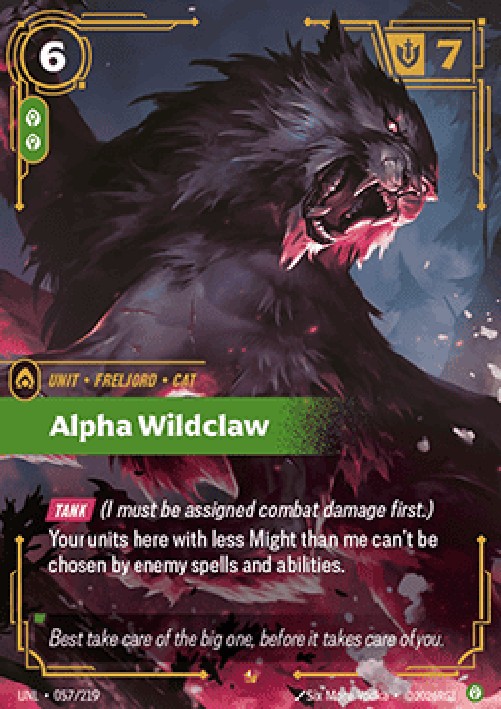 Riftbound UNL Alpha Wildclaw