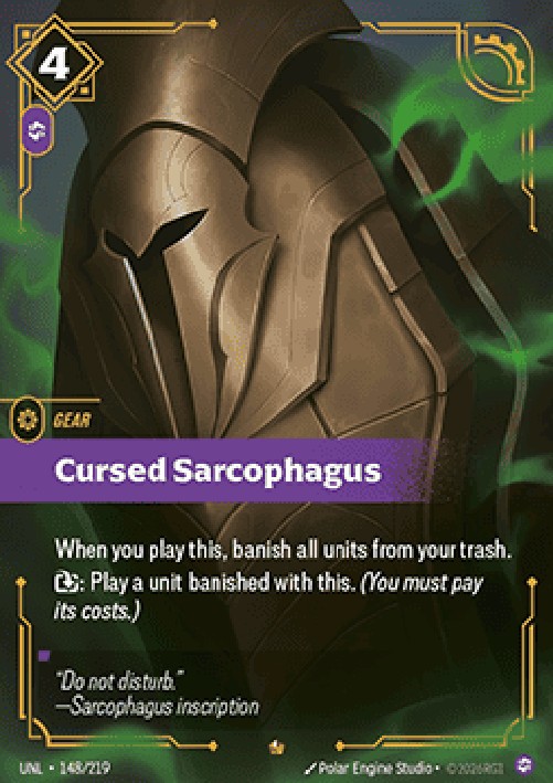 Riftbound UNL Cursed Sarcophagus