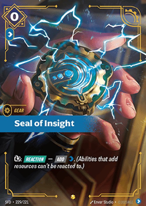 Riftbound SFD Seal of Insight