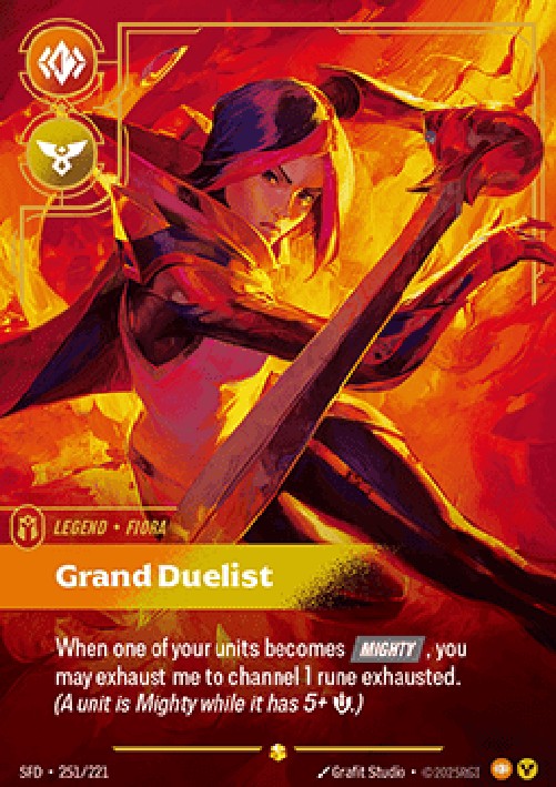 Riftbound SFD Fiora, Grand Duelist (V.2 - Showcase)