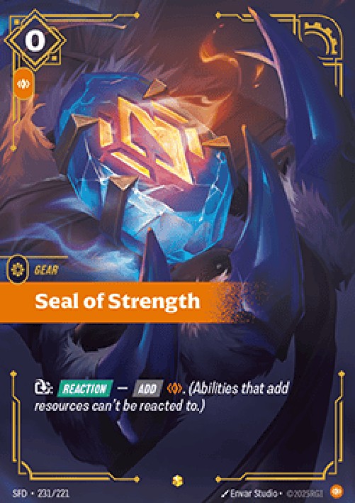 Riftbound SFD Seal of Strength