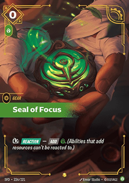 Riftbound SFD Seal of Focus