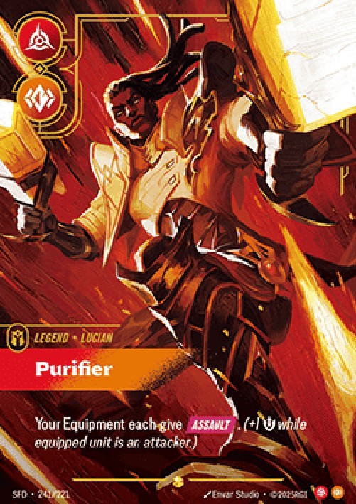 Riftbound SFD Lucian, Purifier (V.2 - Showcase)