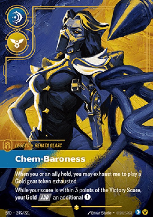 Riftbound SFD Renata Glasc, Chem-Baroness (V.2 - Showcase)