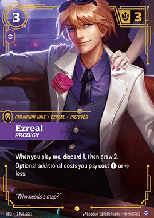 Riftbound SFD Ezreal, Prodigy (V.2 - Showcase)