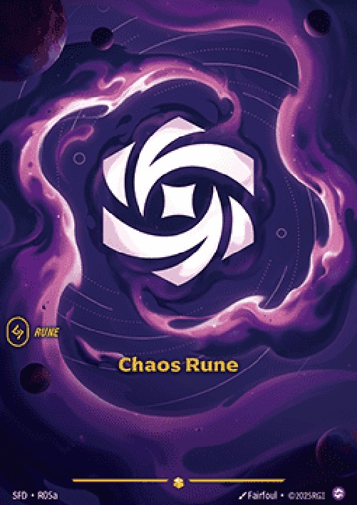 Riftbound SFD Chaos Rune (V.2 - Showcase)