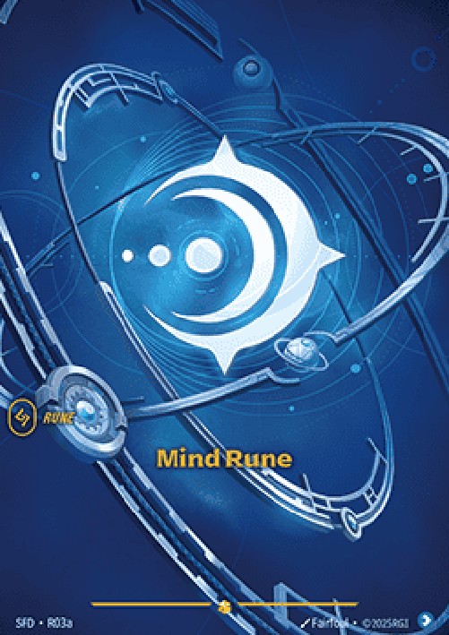 Riftbound SFD Mind Rune (V.2 - Showcase)