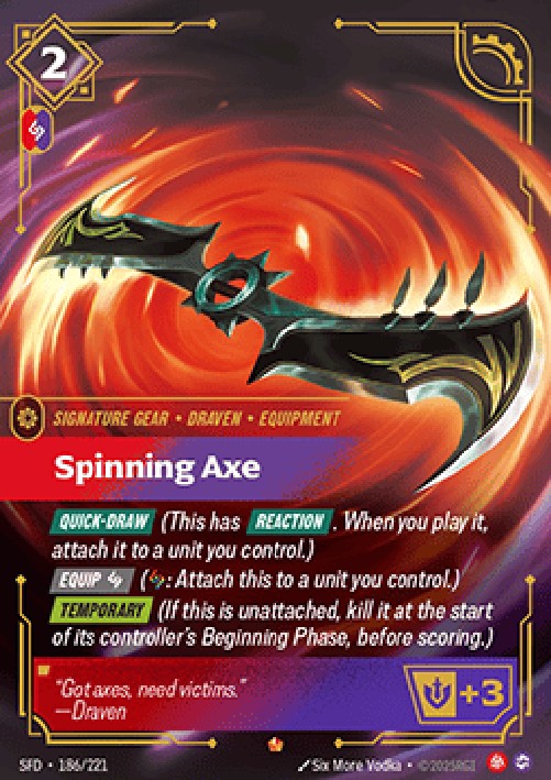 Riftbound SFD Spinning Axe