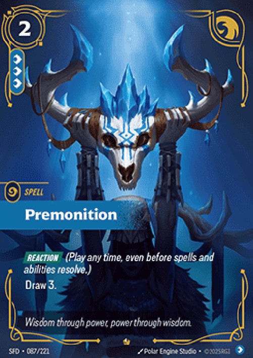 Riftbound SFD Premonition
