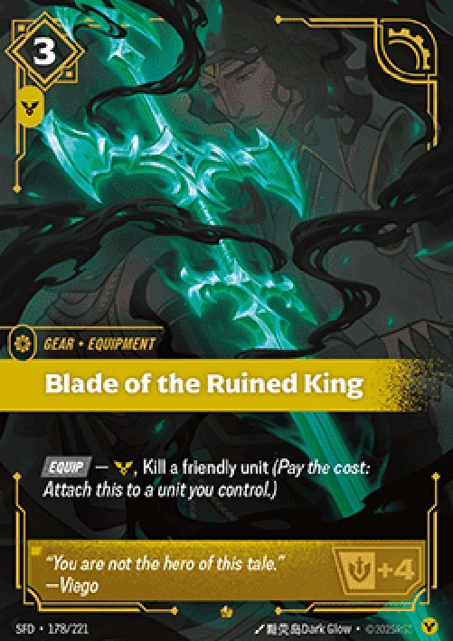 Riftbound SFD Blade of the Ruined King