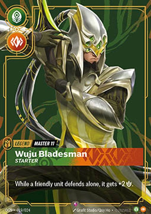 Riftbound OGS Master Yi, Wuju Bladesman