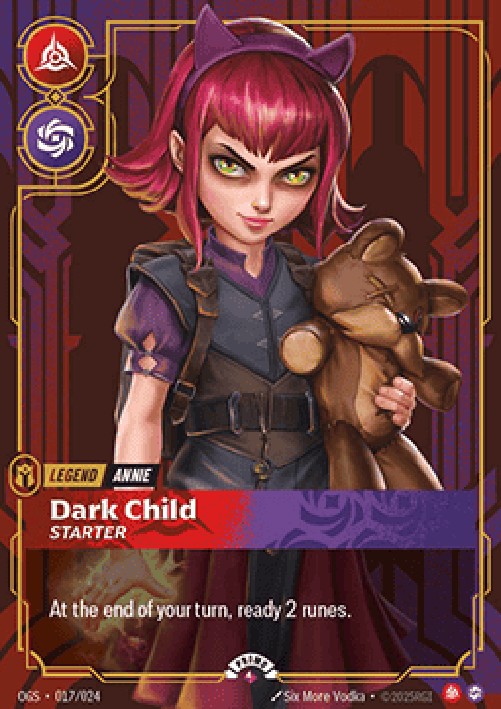Riftbound OGNX Annie, Dark Child