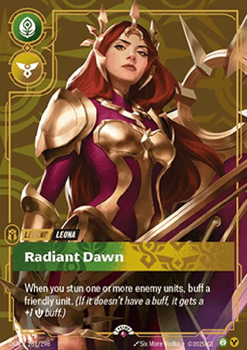 Riftbound OGNX Leona, Radiant Dawn